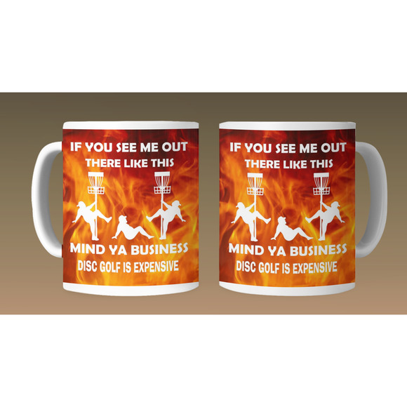 Coffee Mug DISC GOLF FUNNY Stripper Man Novelty Cup Gift For Men Him - Picture 4 of 9